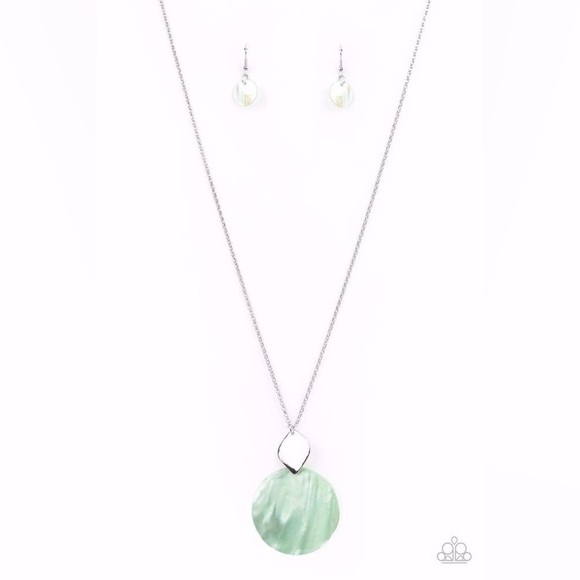 Tidal Tease - Green Necklace - Picture 1 of 3